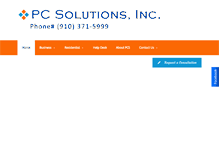 Tablet Screenshot of pcsolutionsnc.com